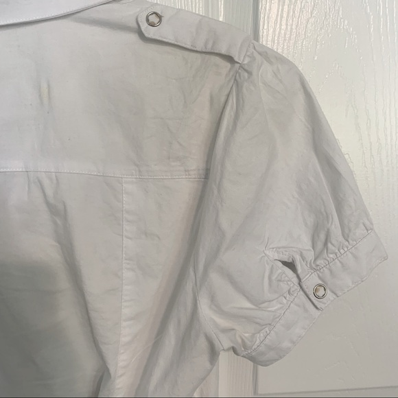 Embellished Lace Back Button-up Bodice Top - Picture 7 of 8